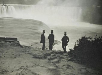 Niagara Falls from the American side early photography art